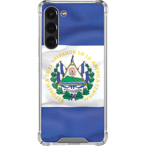El Salvador Flag Galaxy S23 Plus Clear Case